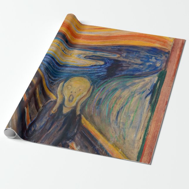 Papel De Regalo Edvard Munch - El Grito 1893 (Desenrollado)
