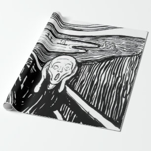Papel De Regalo Edvard Munch - La litografía de la crema