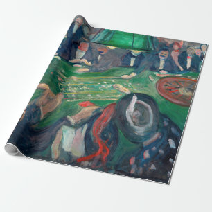 Papel De Regalo Edvard Munch - La mesa de la ruleta en Monte Carlo
