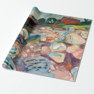 Papel De Regalo Edvard Munch - Shore with Red House