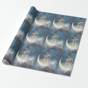 Papel De Regalo Edwin Blashfield Stars dispersando Art Nouveau