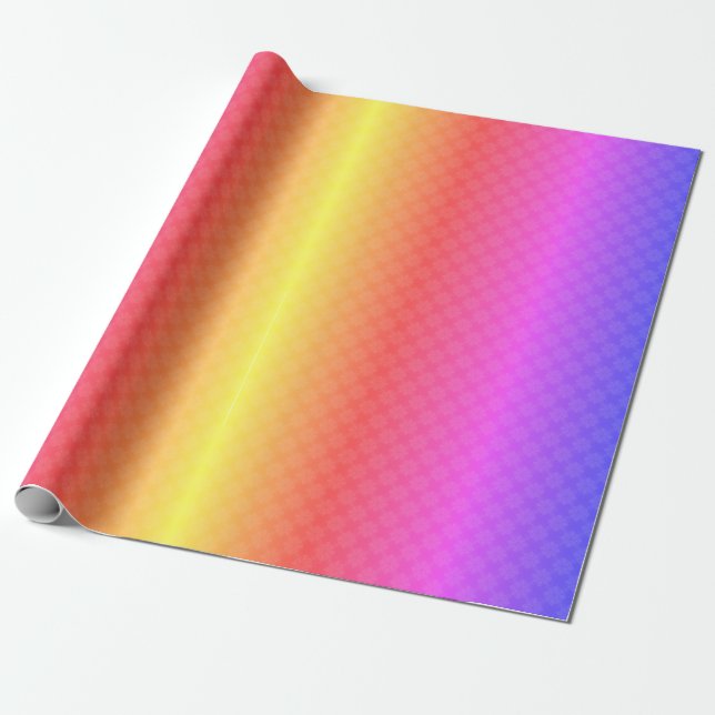 Papel De Regalo Efecto arco iris (Desenrollado)