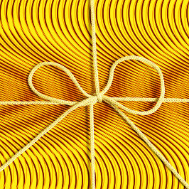 Papel De Regalo Efecto de oro fundido Moiré Stripes - Trippy Resum