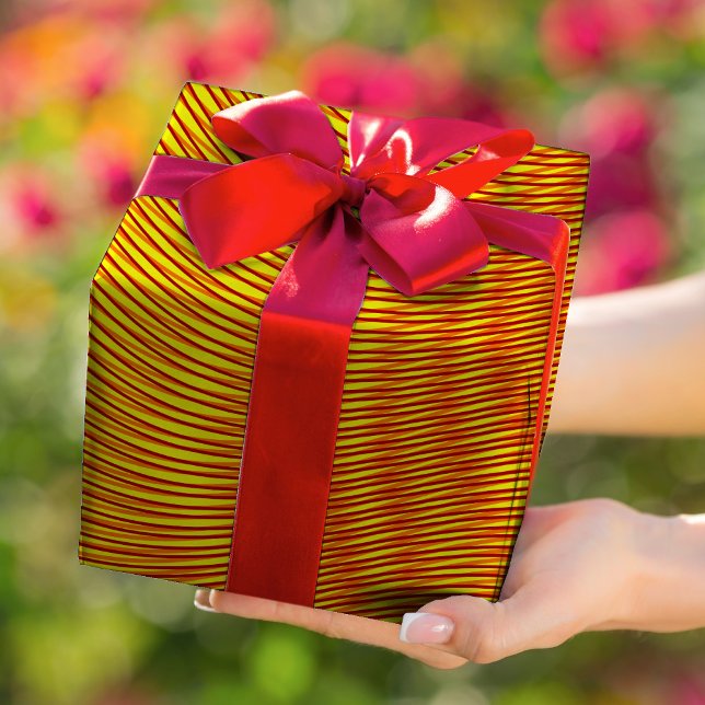 Papel De Regalo Efecto de oro fundido Moiré Stripes - Trippy Resum (Subido por el creador)