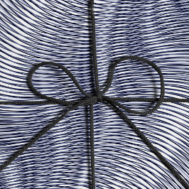 Papel De Regalo Efecto de plata fundida Moiré Stripes Trippy Resum