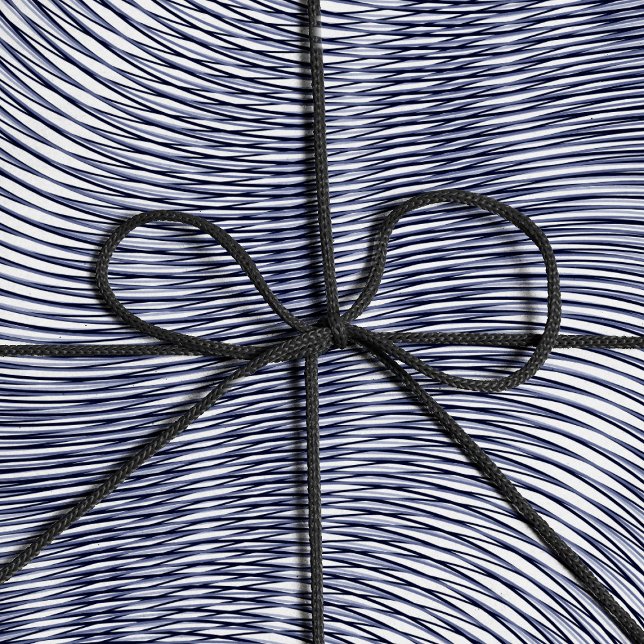 Papel De Regalo Efecto de plata fundida Moiré Stripes Trippy Resum (Subido por el creador)