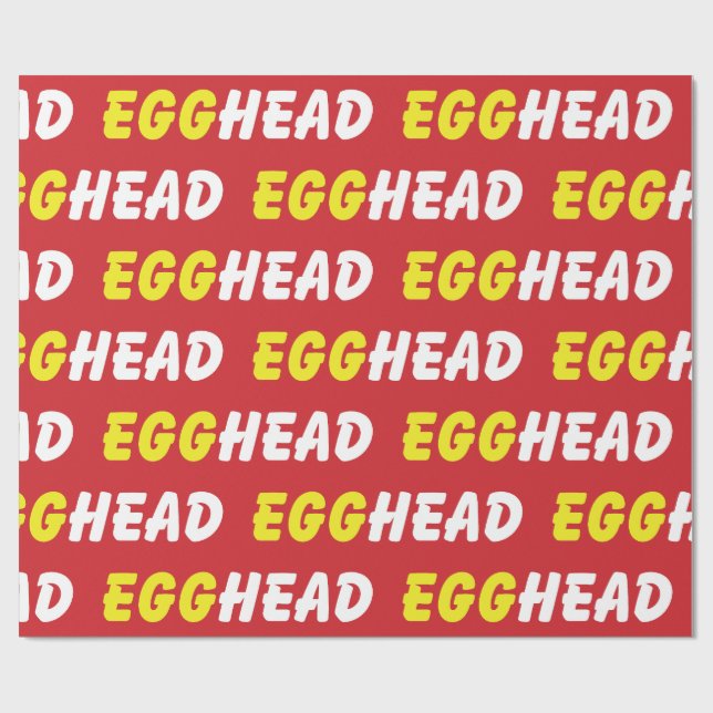 PAPEL DE REGALO EGGHEAD (Superficie plana)