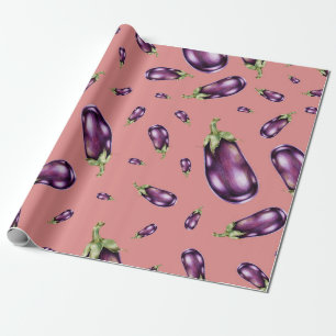 Papel De Regalo Eggplant