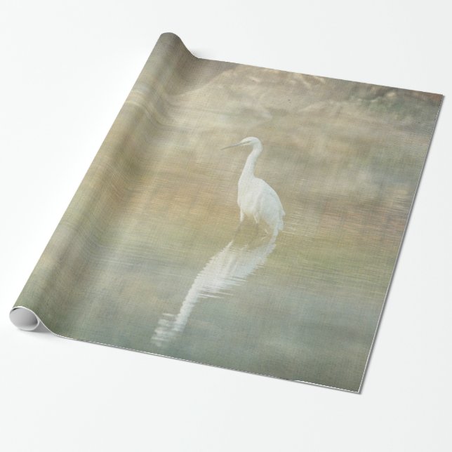 Papel De Regalo Egret reflector (Desenrollado)