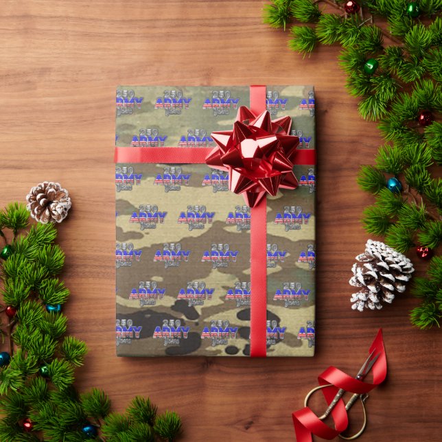 PAPEL DE REGALO EJÉRCITO 250 AÑOS (Regalo de vacaciones)