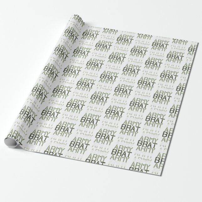 Papel De Regalo Ejército Brat (Desenrollado)