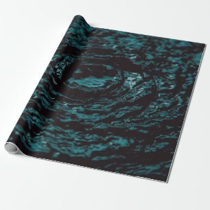 Papel De Regalo El agua salpicada en la fotografía de primer plano