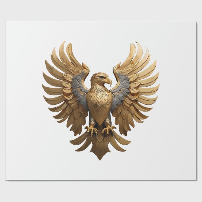Papel De Regalo El Águila Real (Superficie plana)