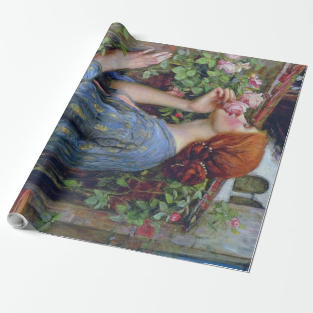 Papel De Regalo El alma del Rosa, John William Waterhouse (Desenrollado)