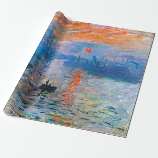 Papel De Regalo El amanecer de Claude Monet (Desenrollado)