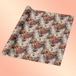 Papel De Regalo El amor está en el aire San Valentín