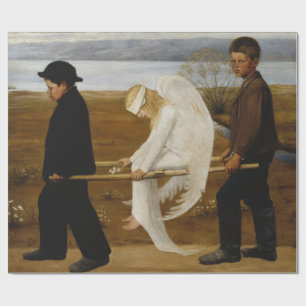 Papel De Regalo El ángel herido (por Hugo Simberg)