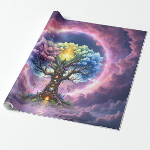 Papel De Regalo El Árbol Celestial de los Reinos Eternos