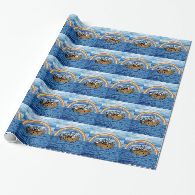 Papel De Regalo El arca de Noé (Desenrollado)