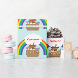 Papel De Regalo El arcoiris y la nube de Noé personalizados