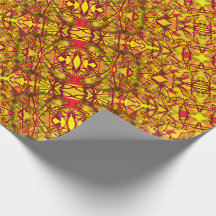 El arte abstracto amarillo parece una tribal de te