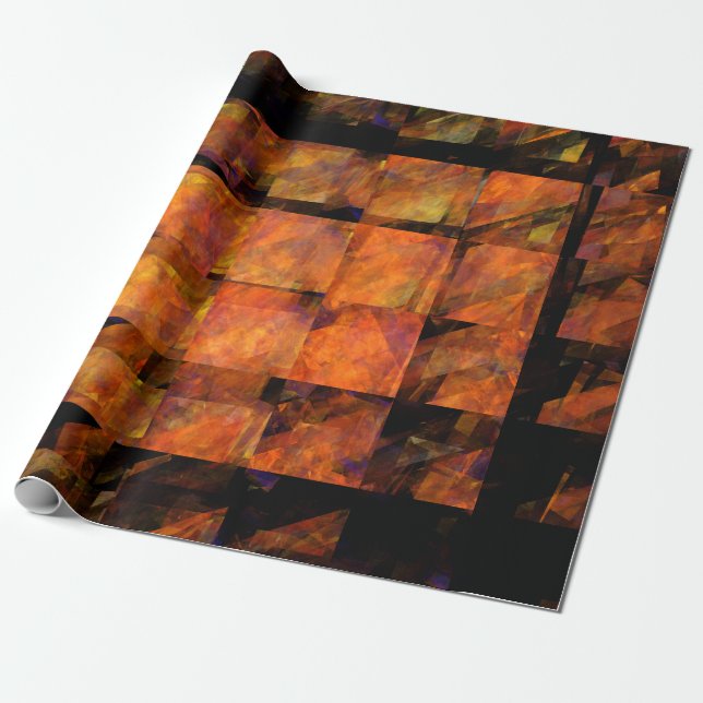 Papel De Regalo El arte abstracto de la pared (Desenrollado)