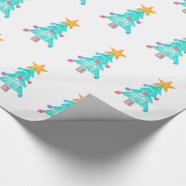 Papel De Regalo El Arte de su Hijo Personalizado Navidad