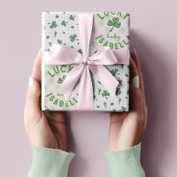 El bebé afortunado Rosa y St Paddys verdes