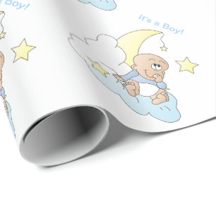 Papel De Regalo El bebé hace un deseo