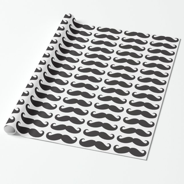 Papel De Regalo El bigote (Desenrollado)