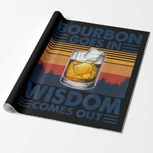 Papel De Regalo El Borbón de Whiskey sale en sabiduría