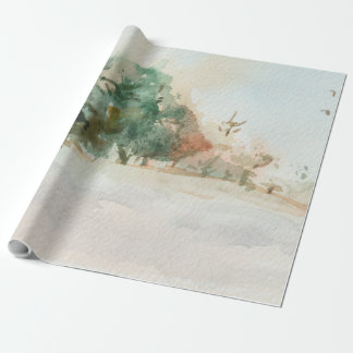 Papel De Regalo El bosque invernal