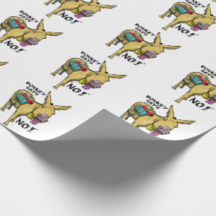 Papel De Regalo ¡El burro gracioso dice que no!