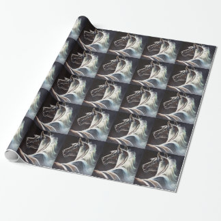Papel De Regalo El caballo negro