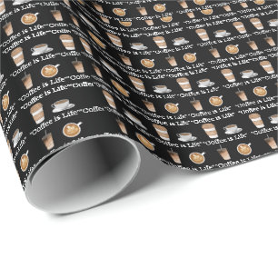 Papel De Regalo "El café es vida"