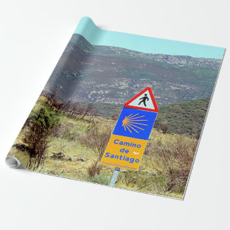Papel De Regalo EL Camino de Santiago de Compostela, España,