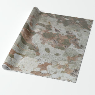 Papel De Regalo El camuflaje del árbol del avión parece envoltura 