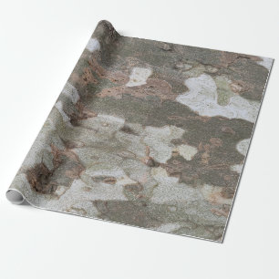 Papel De Regalo El camuflaje del árbol del avión parece envoltura