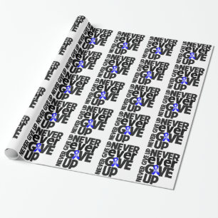 Papel De Regalo El cáncer rectal da nunca nunca para arriba