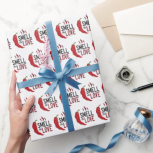 Papel De Regalo El Chile rojo huele al amor