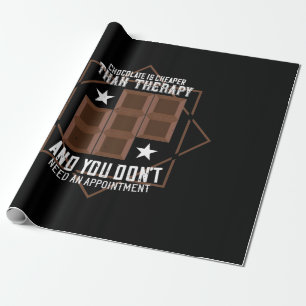 Papel De Regalo El Chocolate Es Más Barato Que La Terapia