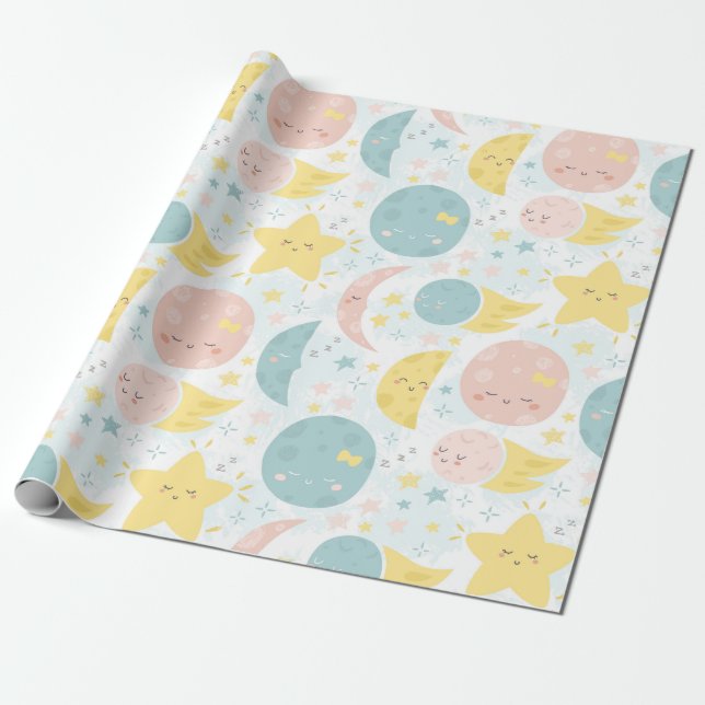 Papel De Regalo El Cielo Es El Límite (Desenrollado)