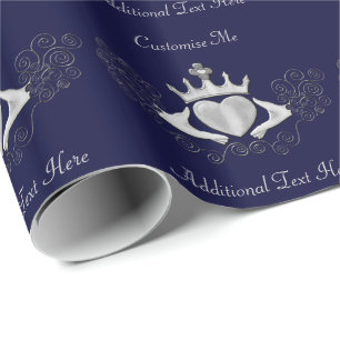 Papel De Regalo El Claddagh (Plata)