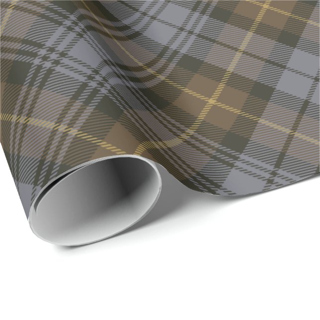 Papel De Regalo El clan Gordon Weathered Tartan Wrapping Paper (Esquina del rollo)