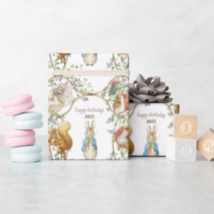 Papel De Regalo El clásico cumpleaños de Peter the Rabbit