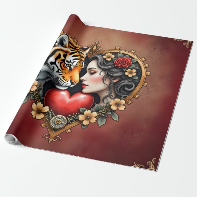 Papel De Regalo El corazón del desierto oculto, (Desenrollado)
