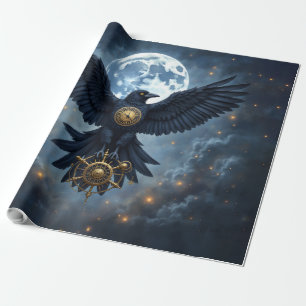 Papel De Regalo El Cuervo Celestial. 