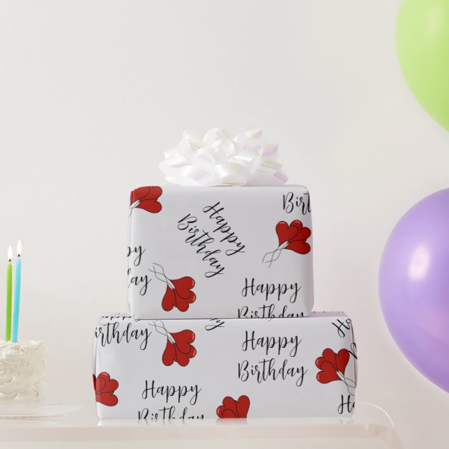 Papel De Regalo El cumpleaños de Lover (Regalos de fiesta)