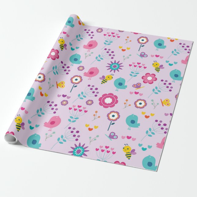 Papel De Regalo El Delight de la Naturaleza (Desenrollado)