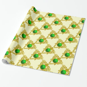 Papel De Regalo El día CÉLTICO de San Patricio del CORAZÓN del